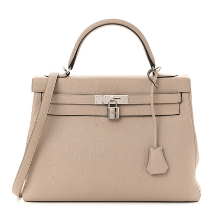 Hermes Togo Kelly Retourne 32 Gris Tourterelle 1 of 15