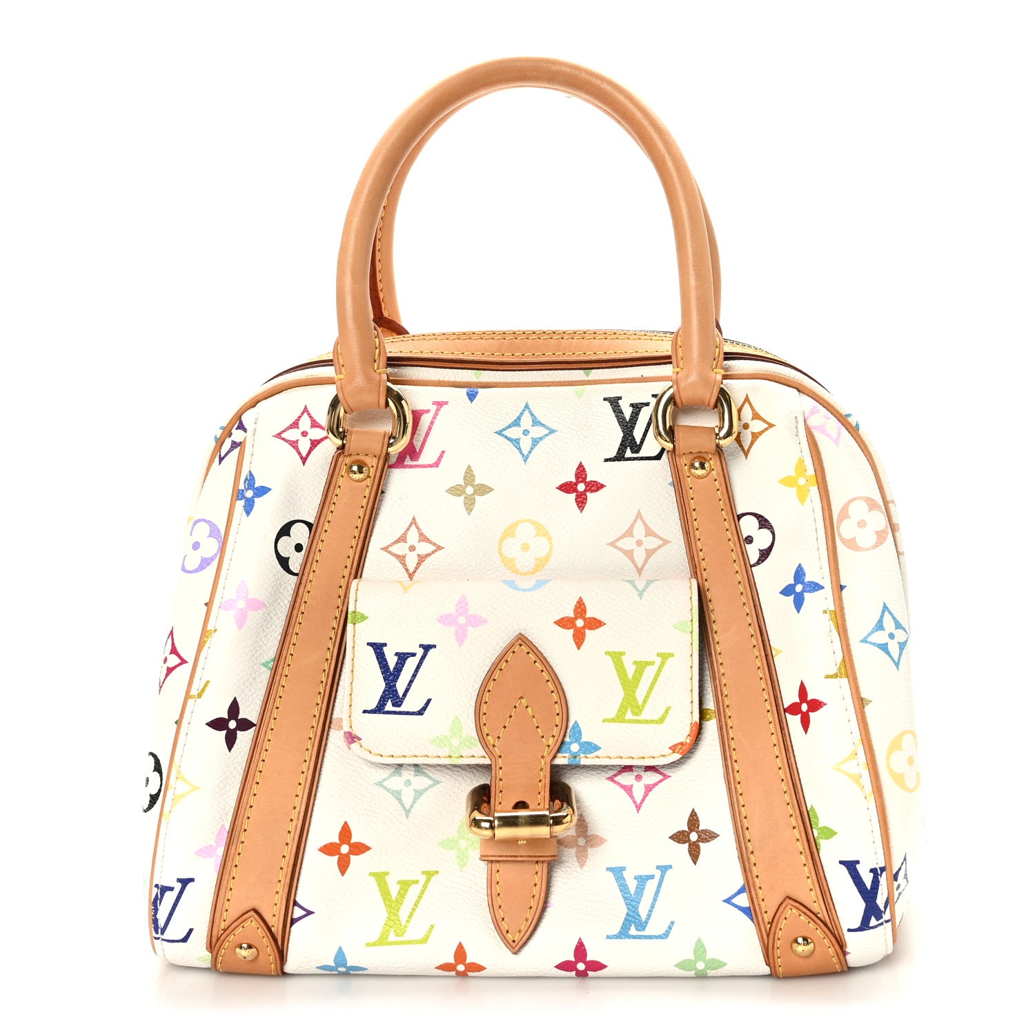 Louis Vuitton Monogram Multicolor Priscilla White 1 of 11
