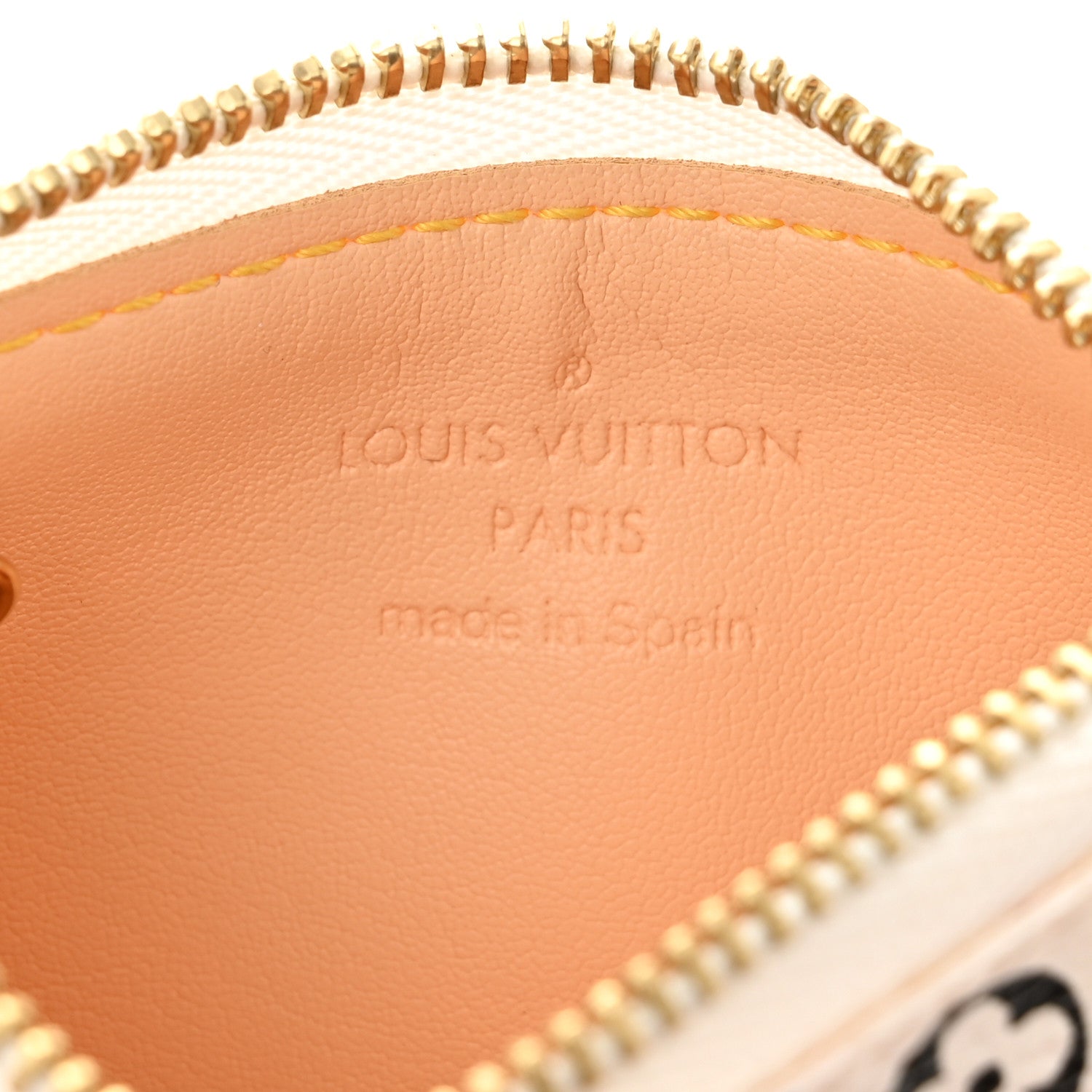 Louis Vuitton Monogram Multicolor Key Pouch White 6 of 6