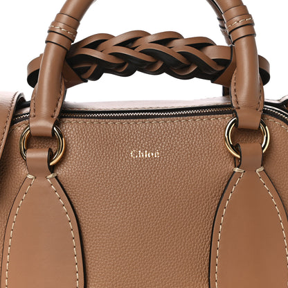 Chloe Calfskin Small Daria Cement Brown 7 of 9