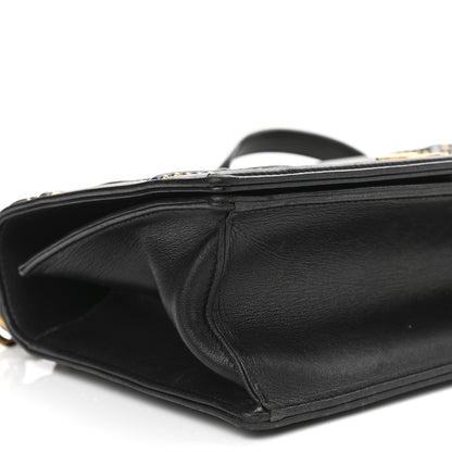 Christian Dior Lambskin Studded Medium Diorama Flap Bag Black 9 of 17