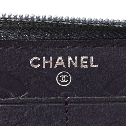 Chanel Calfskin Cambon Zip Around Organizer Wallet Purple 13 of 22