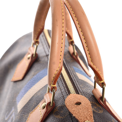 Louis Vuitton Monogram My LV Heritage Speedy 30 Blue De France Ivory 8 of 11