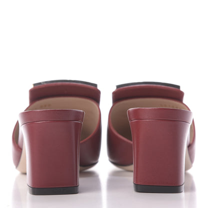 Gucci Malaga Kid Crystal Square G Madelyn Mules 38.5 Romantic Cerise 7 of 12