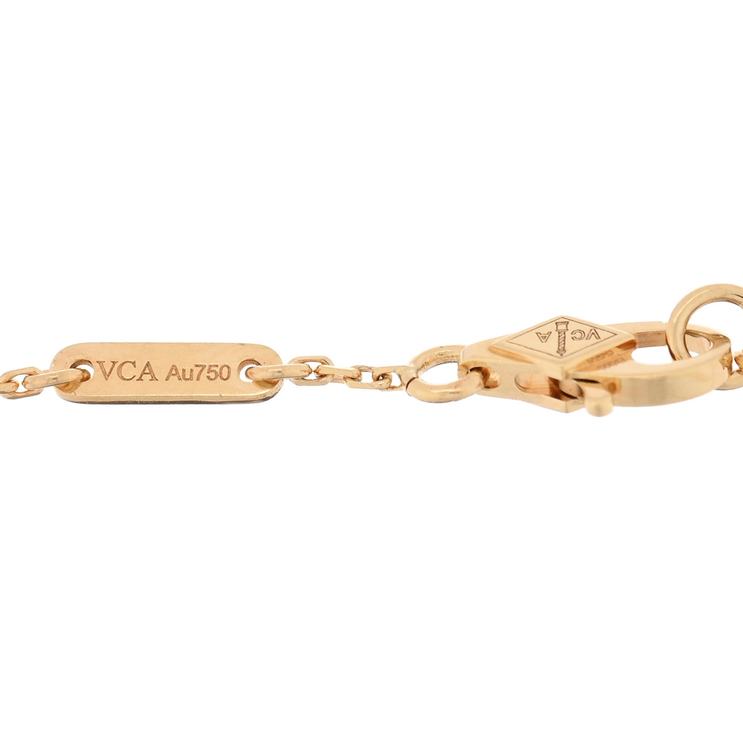 Van Cleef & Arpels 18K Yellow Gold Mother of Pearl Sweet Alhambra Bracelet 3 of 4