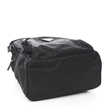 Prada Tessuto Nylon Saffiano Tote Backpack Black 3 of 10