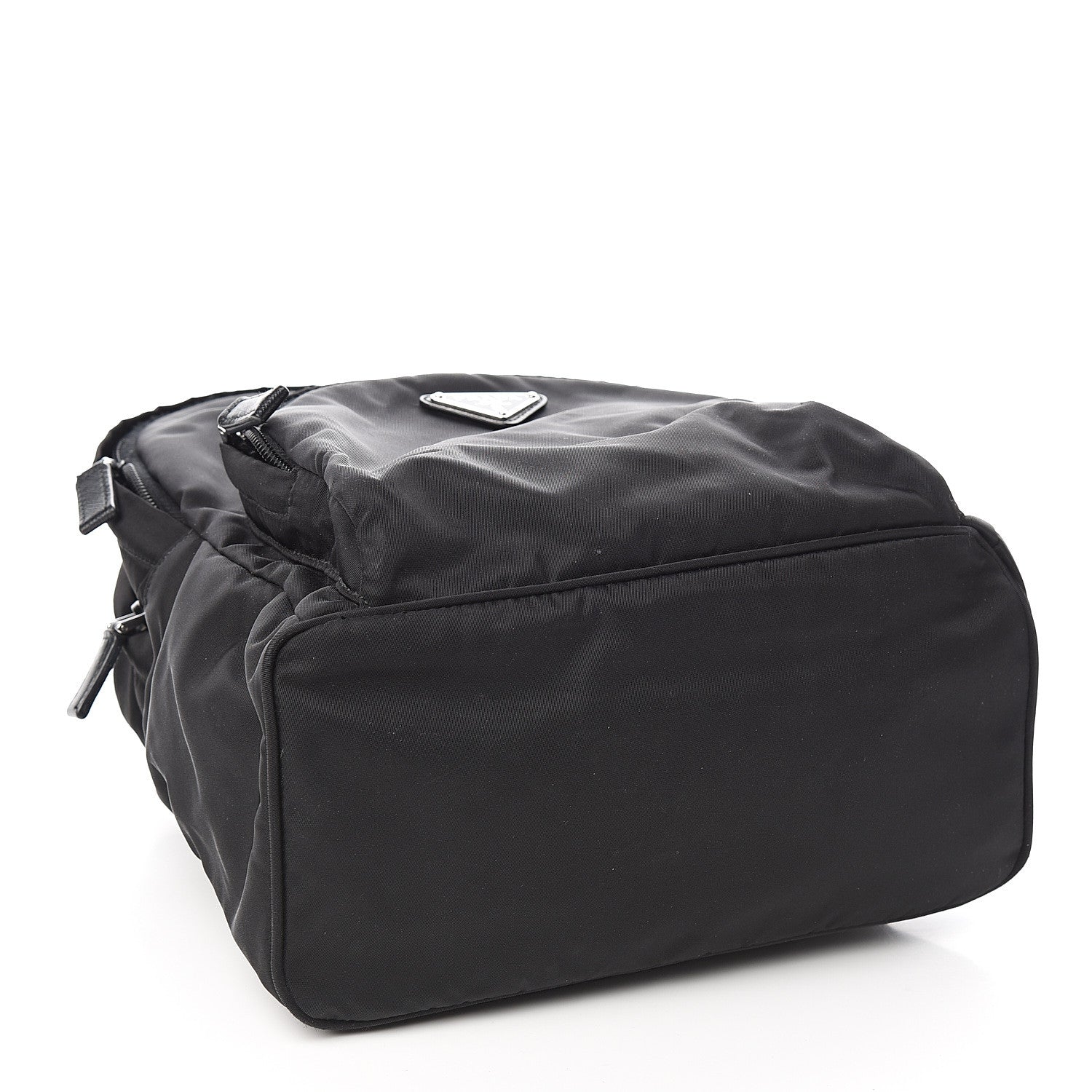 Prada Tessuto Nylon Saffiano Tote Backpack Black 3 of 10