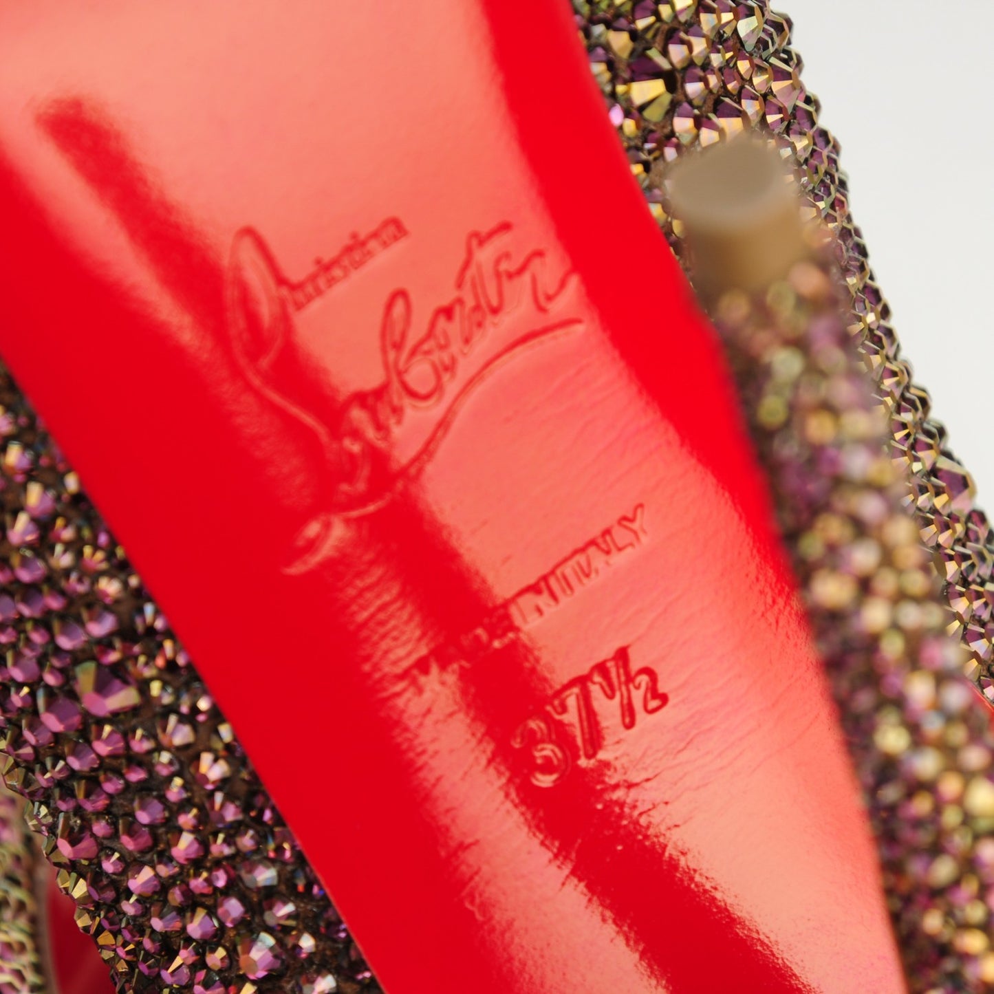 Suede Strass Youpi 120 Pumps 37.5 Cosmos