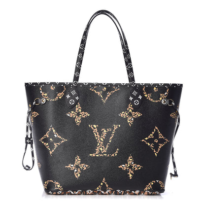 Louis Vuitton Monogram Giant Jungle Neverfull MM Black 1 of 10