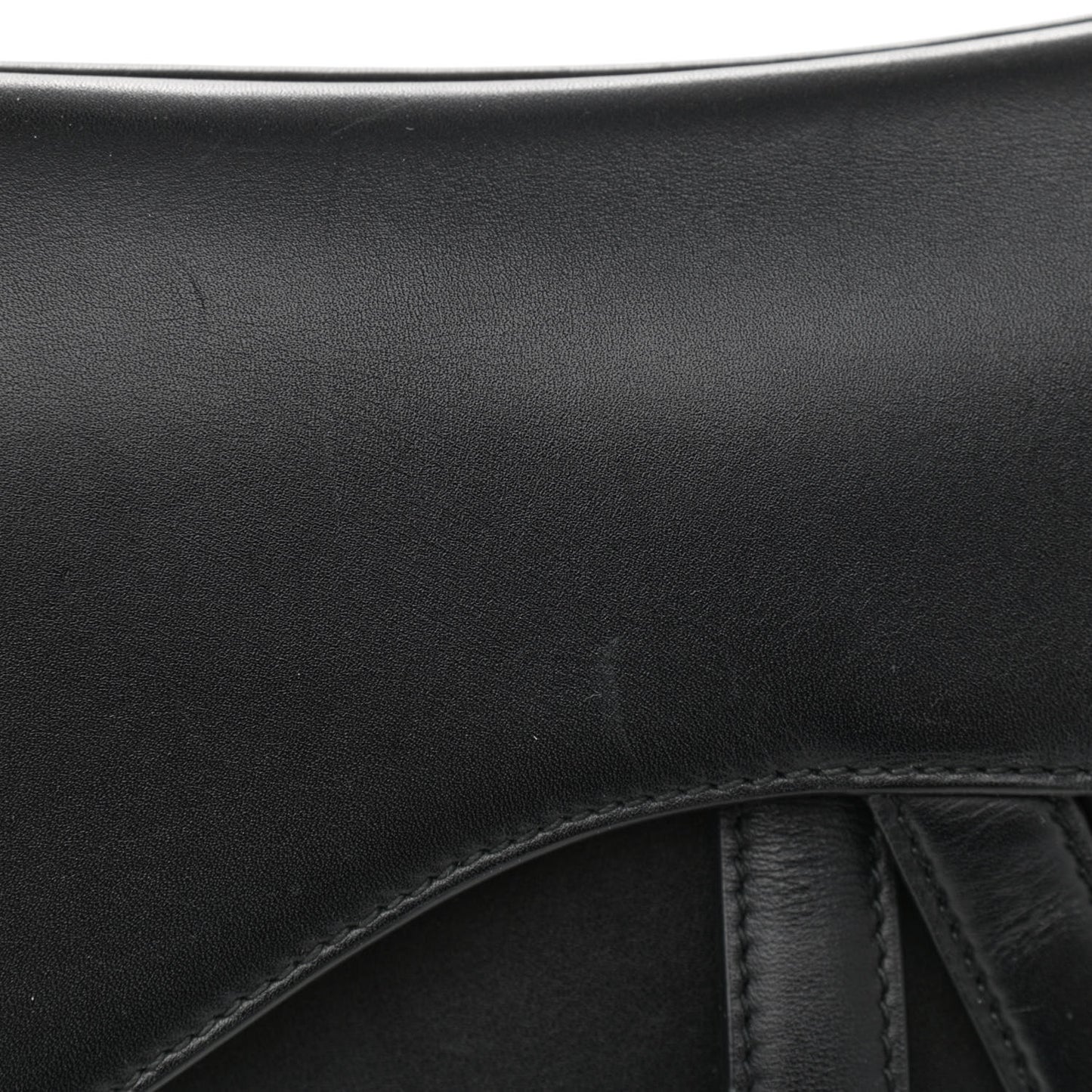 Calfskin Saddle Bag Black