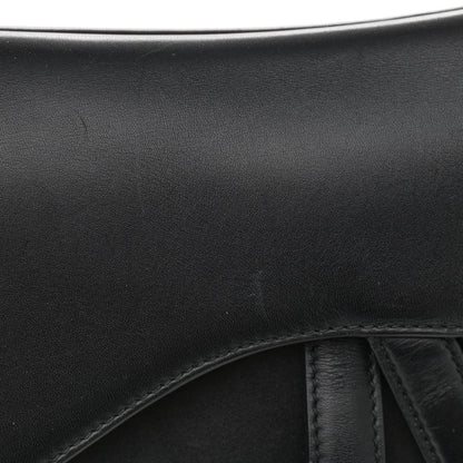 Christian Dior Calfskin Saddle Bag Black 11 of 12