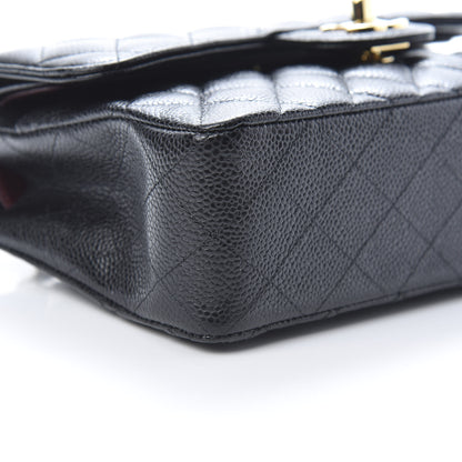 Chanel Caviar Quilted Small Double Flap Black 9 of 15