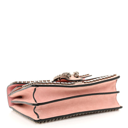 Gucci Suede Crystal Small Dionysus Shoulder Bag Peonia 4 of 12