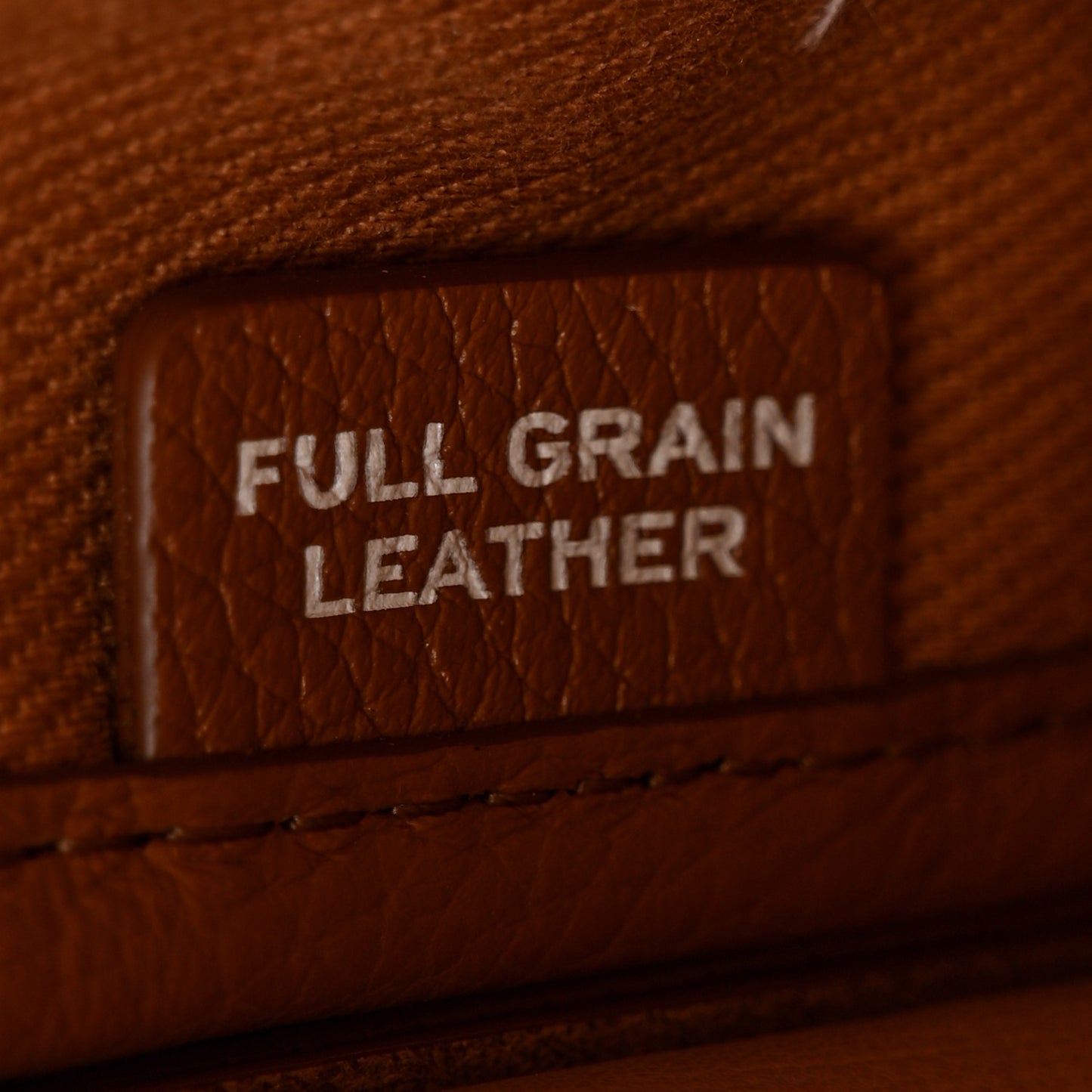 Grained Calfskin Small The Tote Bag Argan Oil