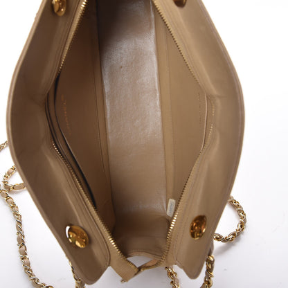 Chanel Lambskin Quilted Shoulder Bag Beige 5 of 12