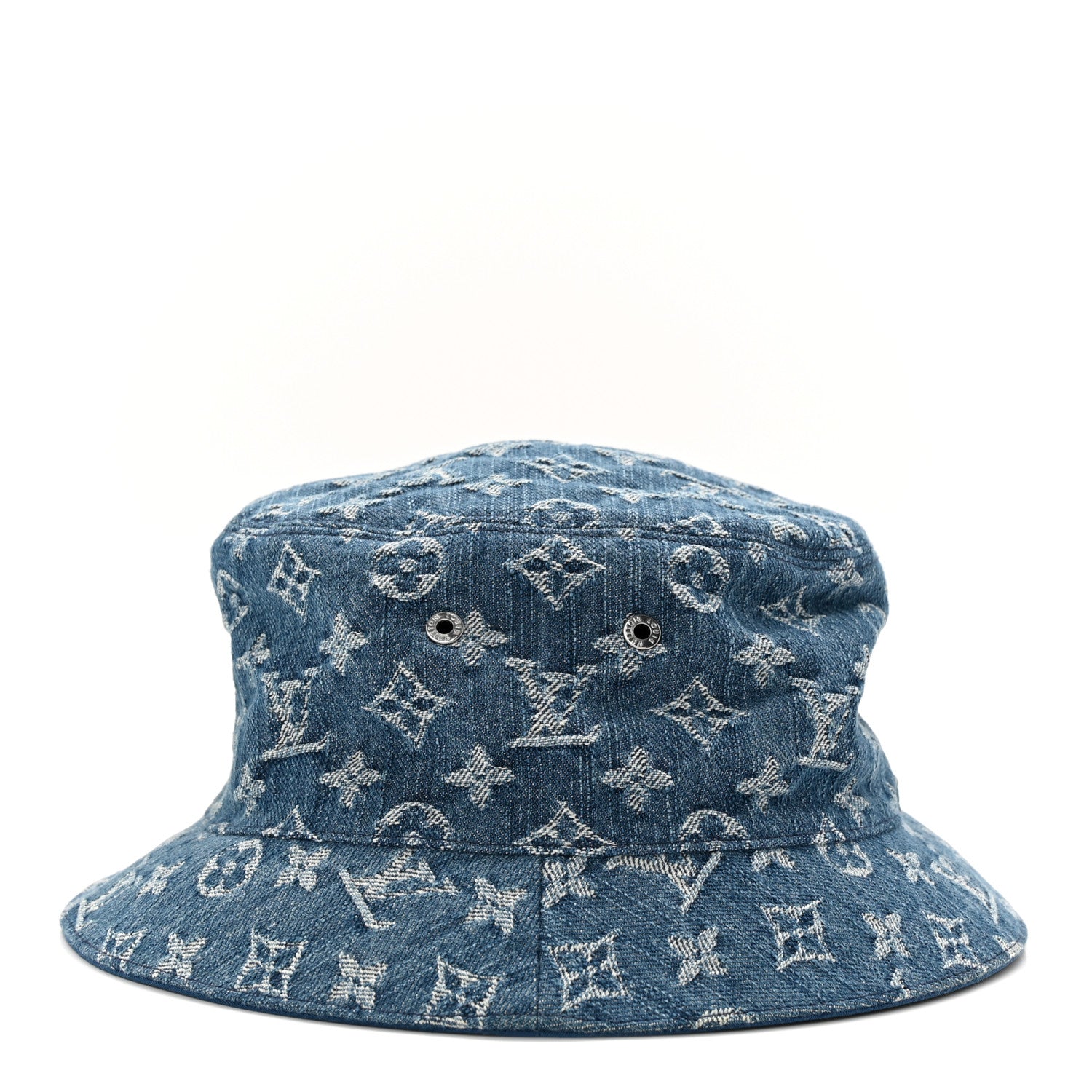 Louis Vuitton Monogram Denim Transformable Bob Bucket Hat 58 Blue 6 of 15