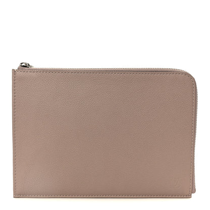 Louis Vuitton Calfskin Pochette Jour PM Taupe 1 of 8