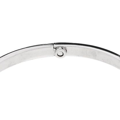 Cartier 18K White Gold 6 Diamond Small LOVE Bracelet 17 7 of 8