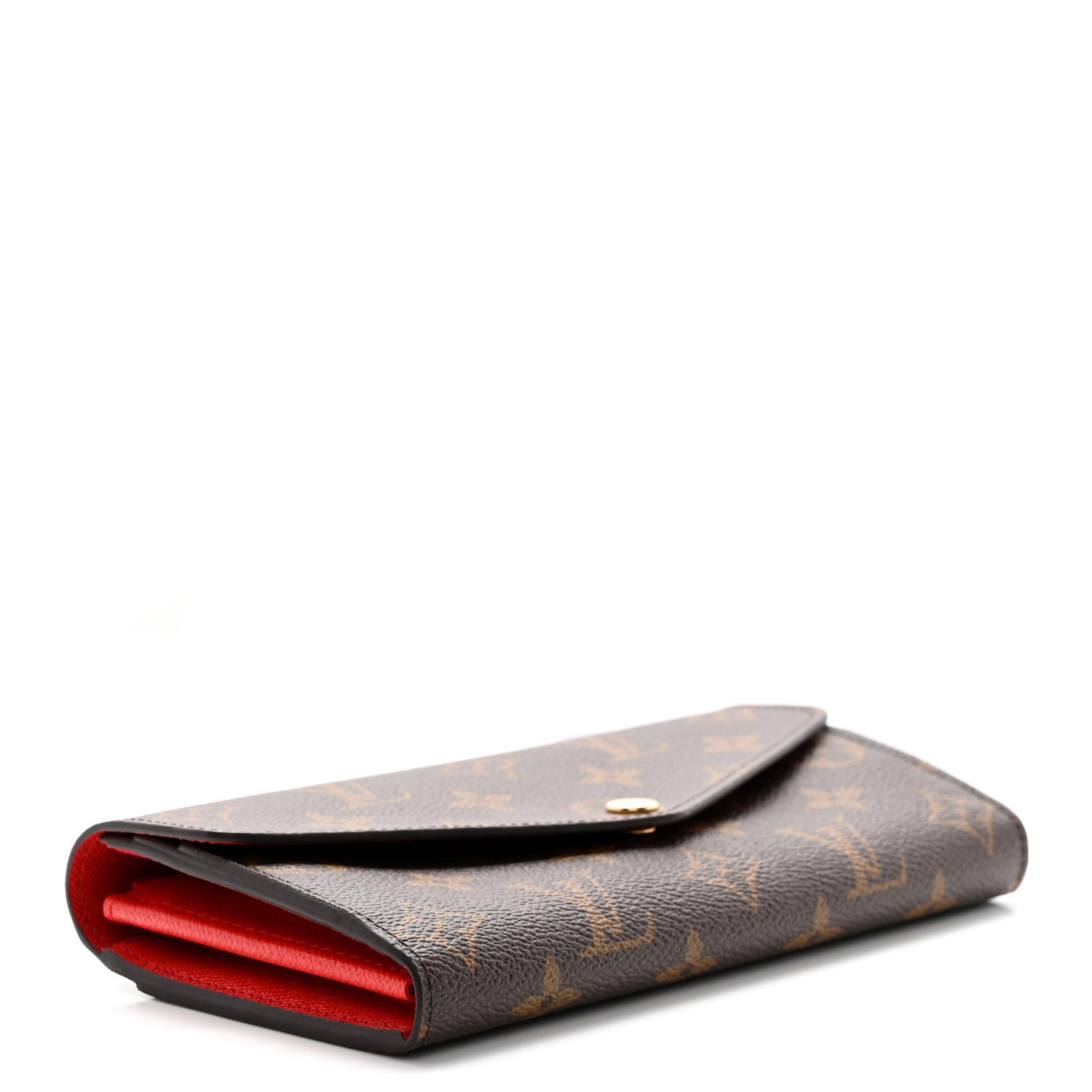 Louis Vuitton Monogram Sarah Wallet NM Coquelicot 4 of 9