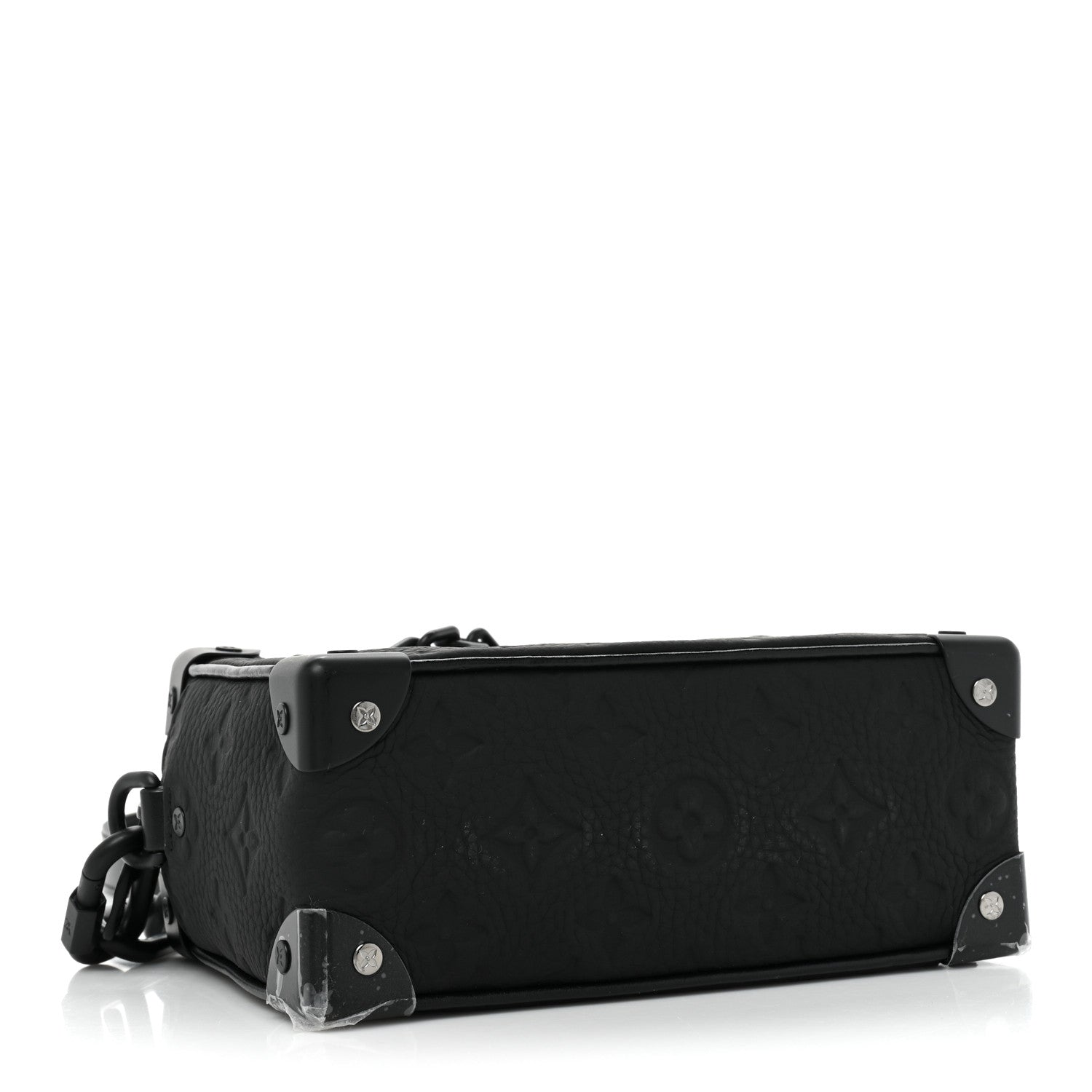 Louis Vuitton Taurillon Monogram Mini Soft Trunk Black 4 of 10