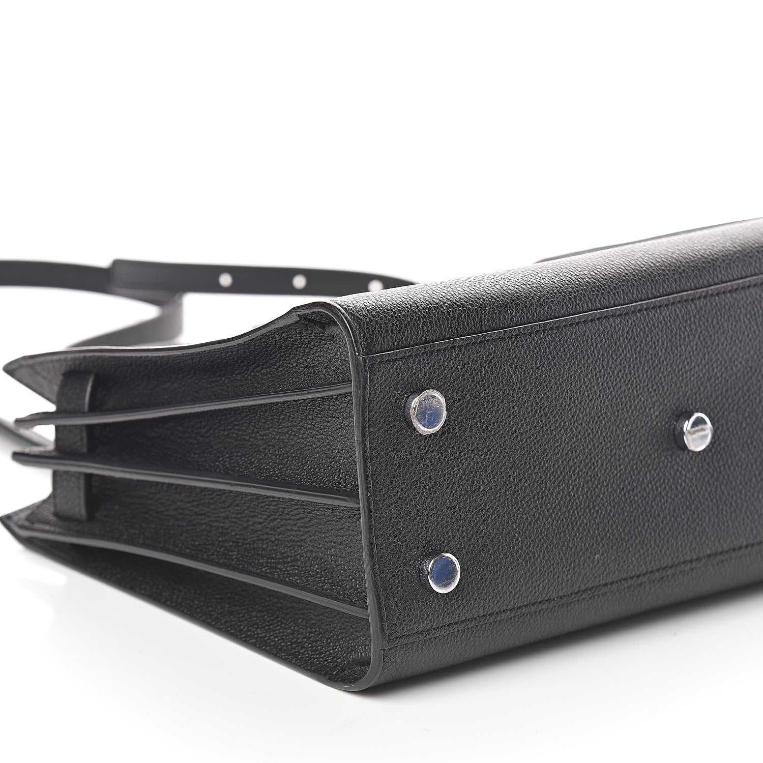 Saint Laurent Grained Calfskin Baby Sac De Jour Black 7 of 8
