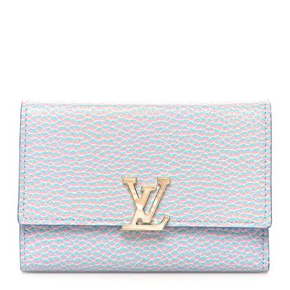 Louis Vuitton Taurillon Stardust Capucines Compact Wallet Lilas 1 of 8