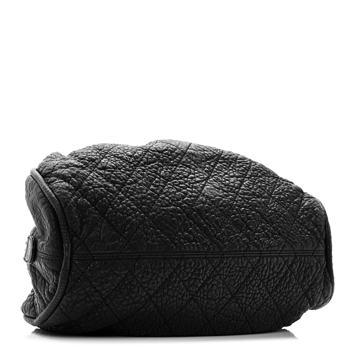 Chanel Distressed Lambskin Le Marais Bowler Black 4 of 10