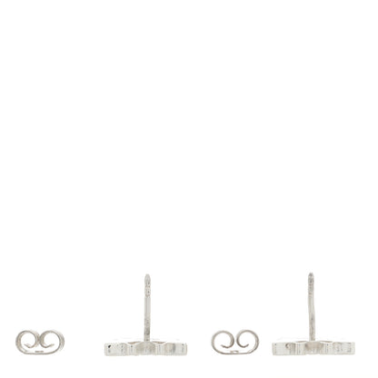Gucci Sterling Silver Trademark Butterfly Stud Earrings 3 of 5