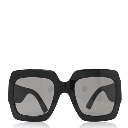 Gucci Square Frame GG0102S Sunglasses Glitter Gold 2 of 10