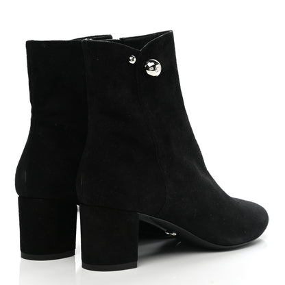 Christian Dior Suede Ankle Boots 38 Black 4 of 9