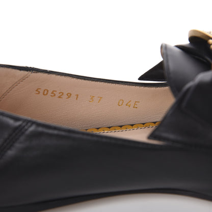 Gucci Nappa Queen Margaret Loafers 37 Black 8 of 14