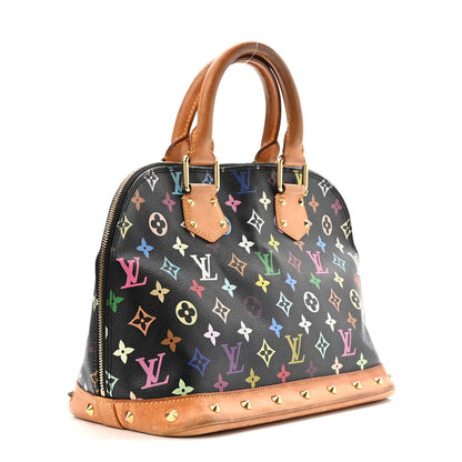 Louis Vuitton Monogram Multicolor Alma Black 3 of 11
