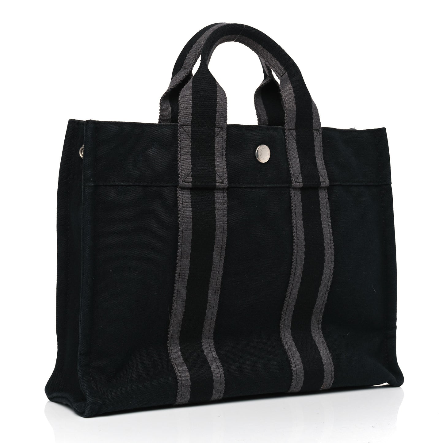 Canvas Herline PM Tote Black