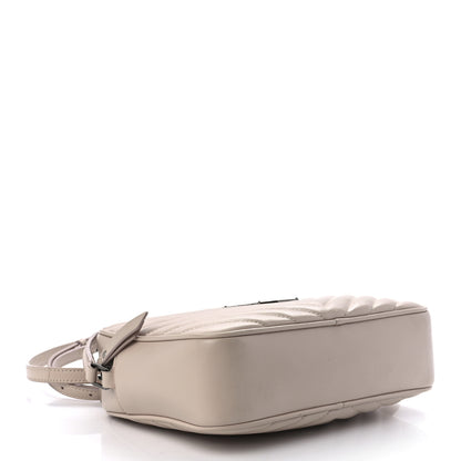 Saint Laurent Calfskin Matelasse Monogram Lou Camera Bag Washed Light Pink 4 of 13
