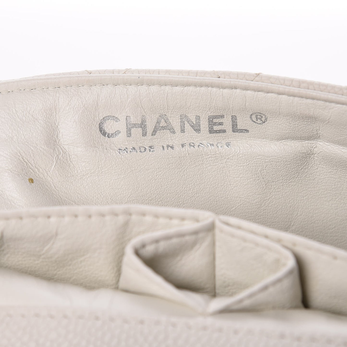 Caviar Quilted 2.55 Reissue East West Flap White