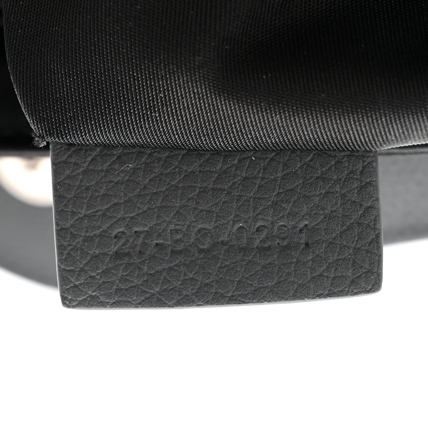 Christian Dior X SACAI Grained Calfskin Technical Fabric Mens Saddle Bag Black 7 of 10