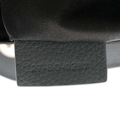 Christian Dior X SACAI Grained Calfskin Technical Fabric Mens Saddle Bag Black 7 of 10