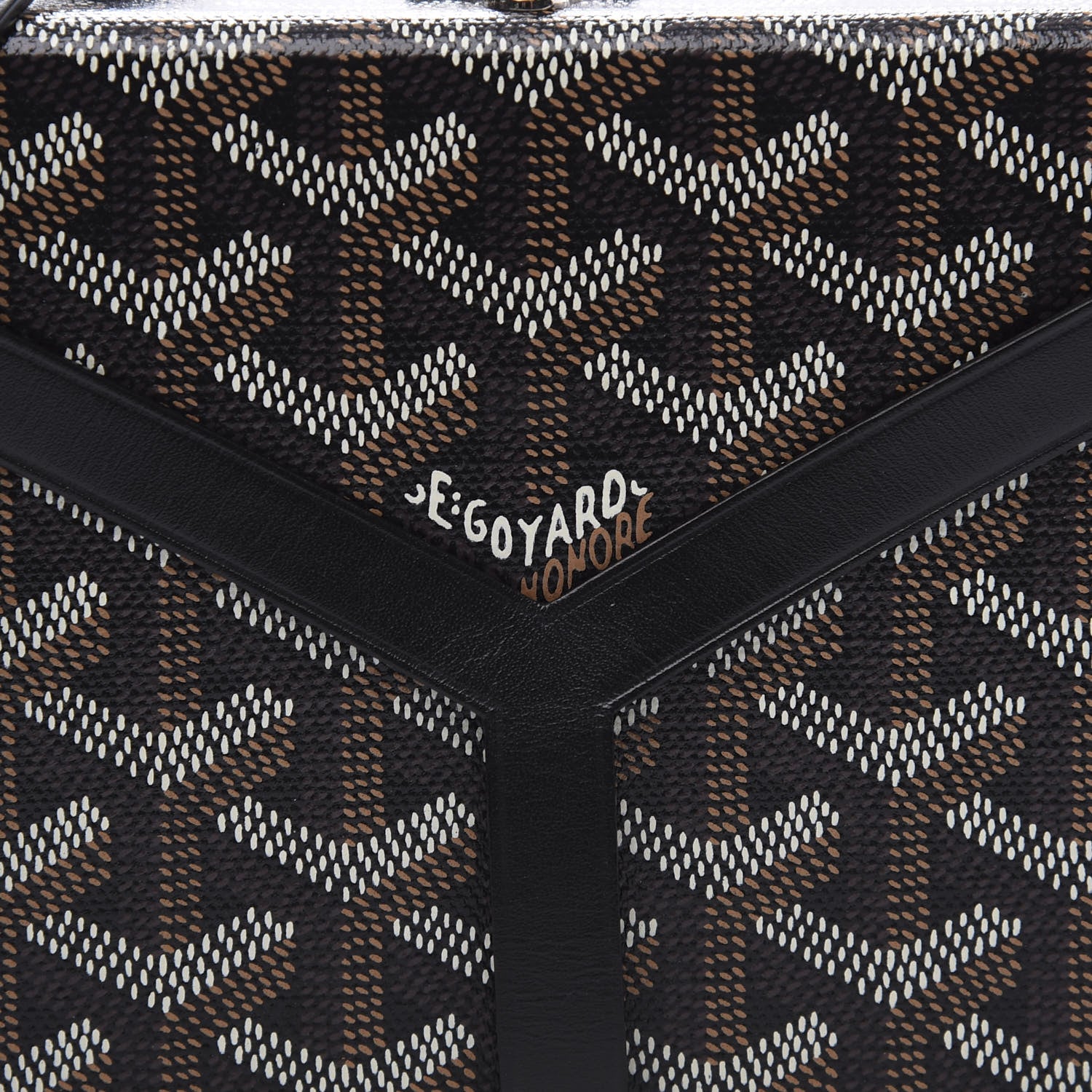 Goyard Goyardine Minaudiere Trunk Bag Black 9 of 10