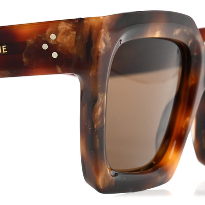 Celine Acetate Square Sunglasses CL40130I Havana 7 of 7