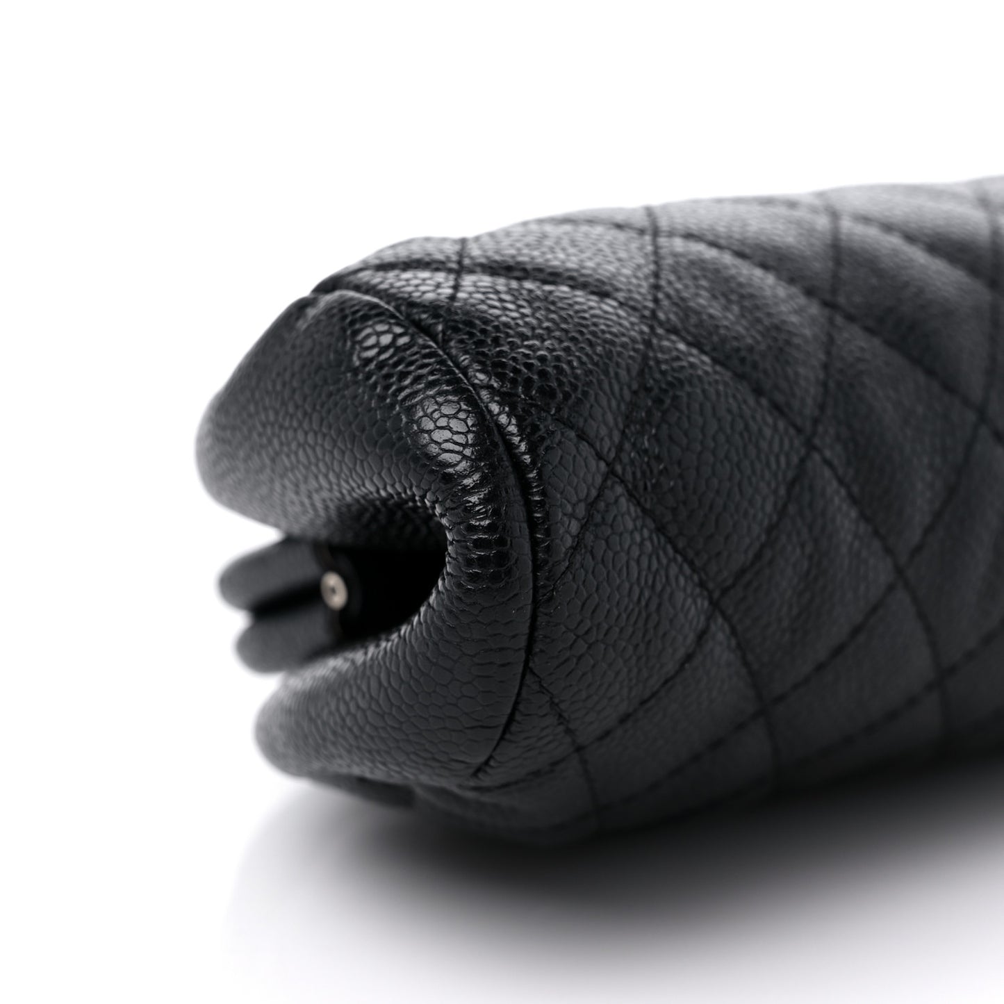 Caviar Quilted Timeless Clutch Black