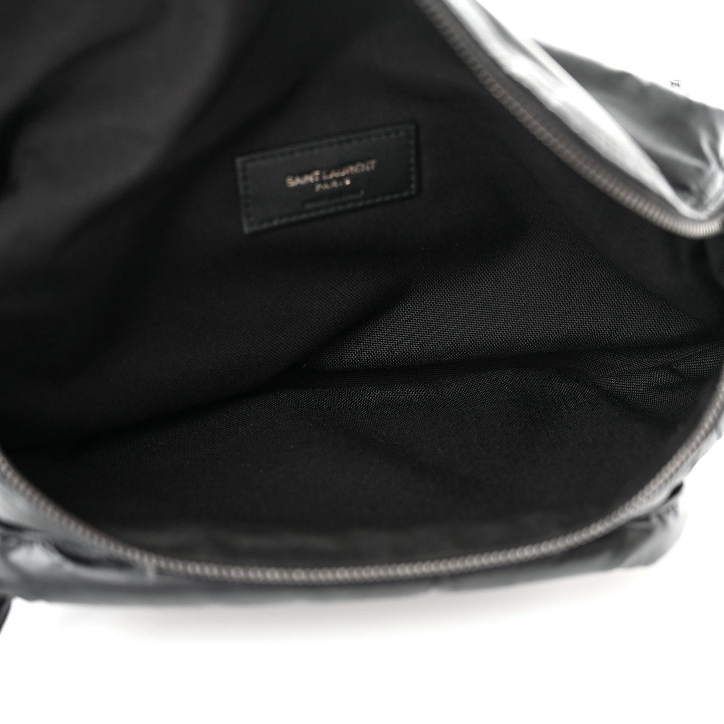 Nylon Logo Ripstop Body Belt Bag Black