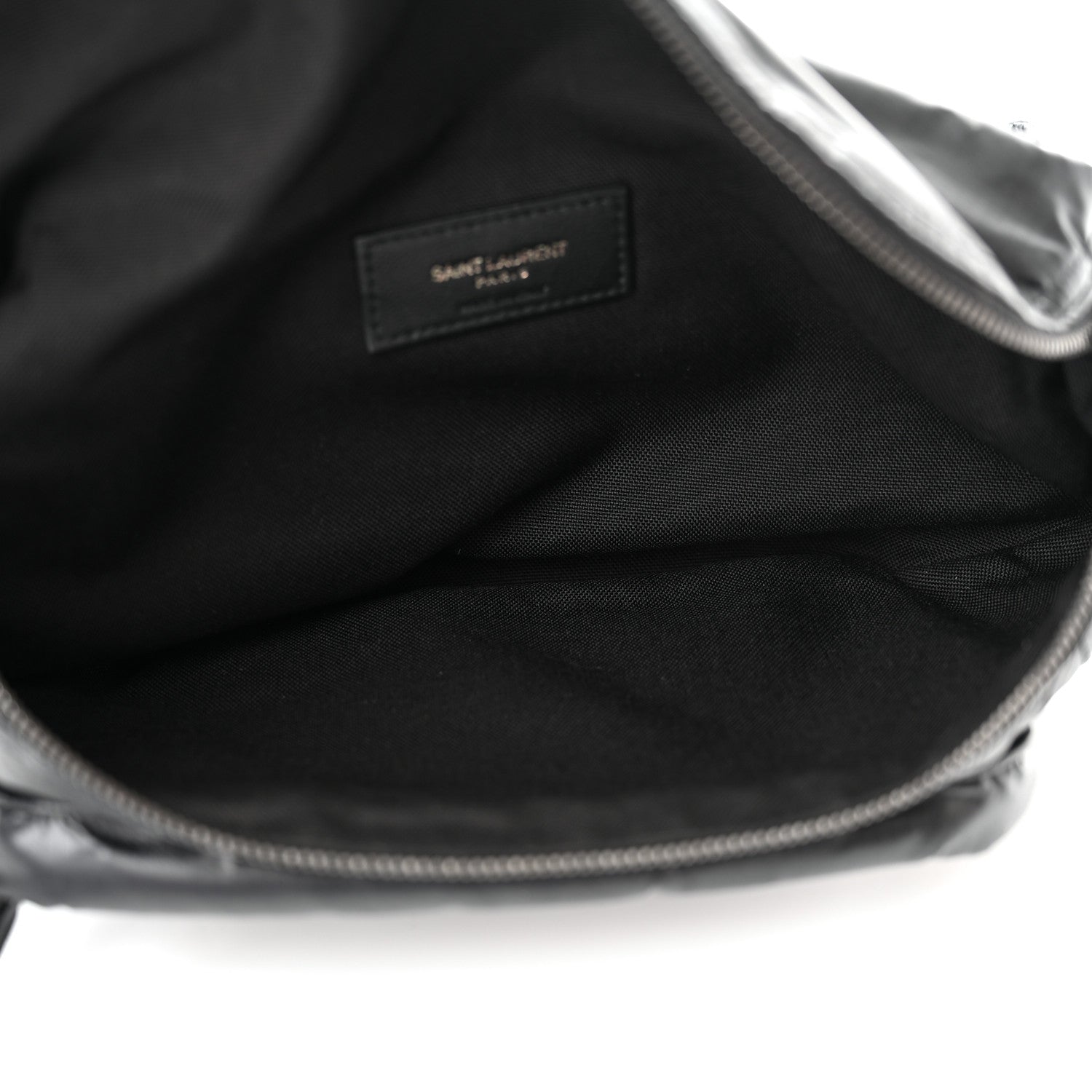 Saint Laurent Nylon Logo Ripstop Body Belt Bag Black 5 of 9
