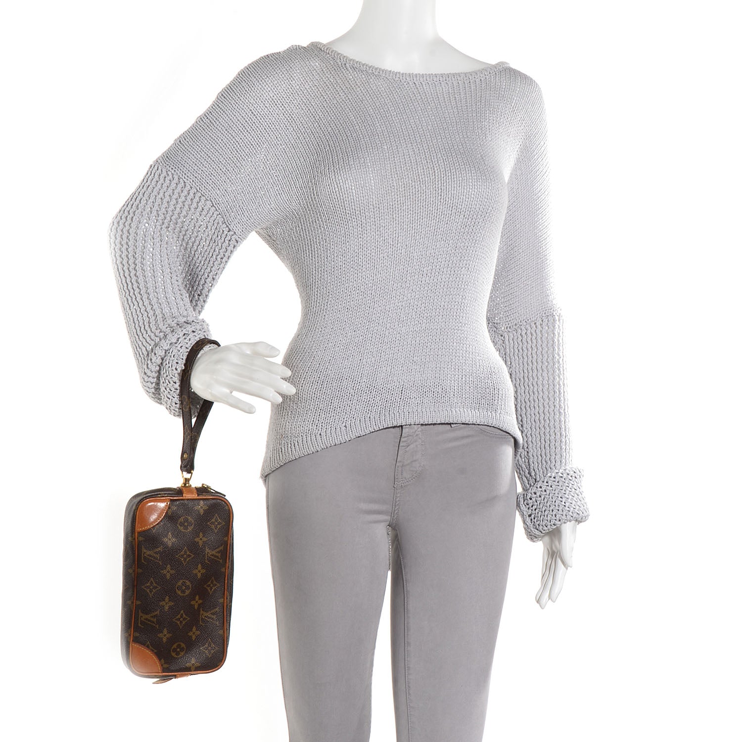 Louis Vuitton Monogram Pochette Marly Dragonne 22 2 of 7