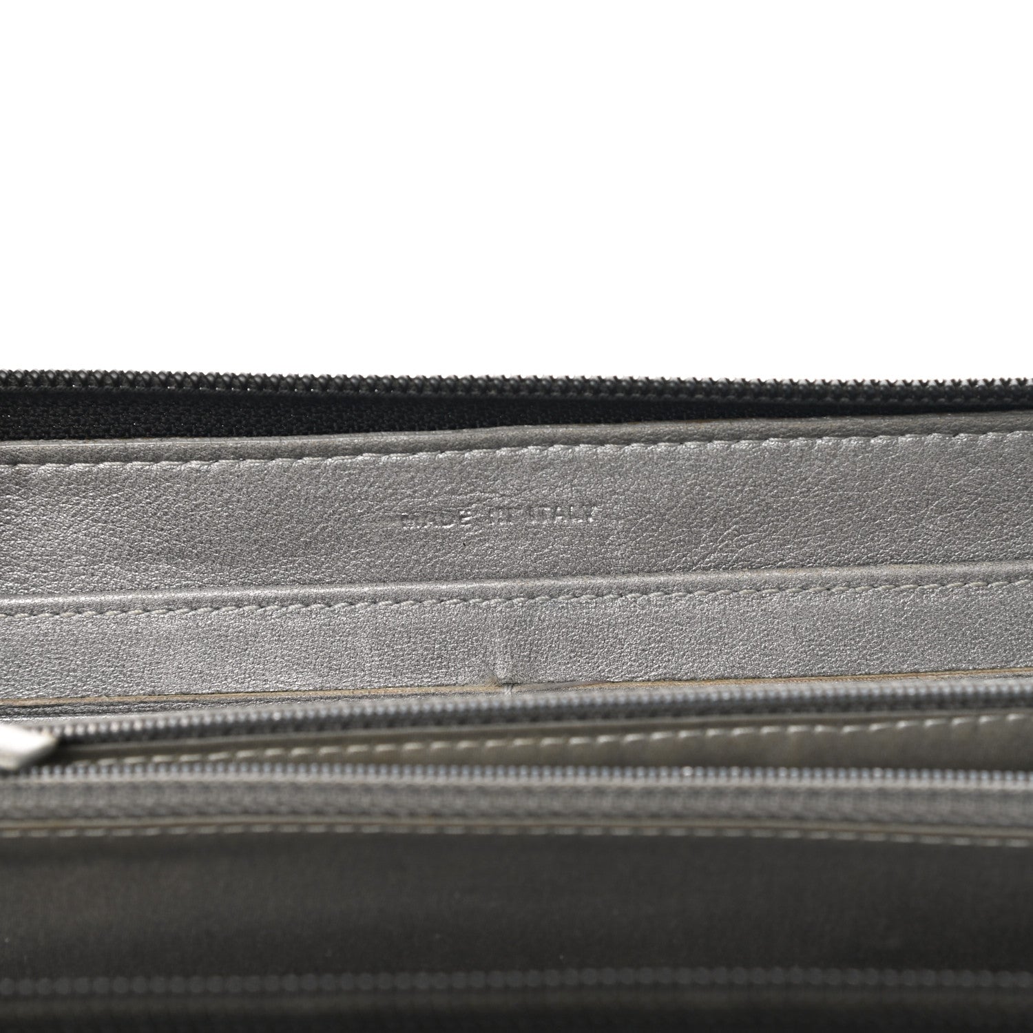Chanel Lambskin Camellia Embossed Large Zip Around Gusset Wallet Black 8 of 18