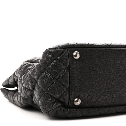 Chanel Caviar Quilted Shopping Tote Black 9 of 10