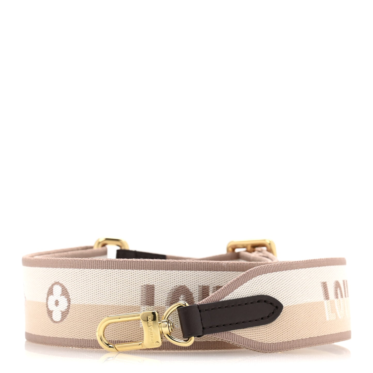 Jacquard Speedy Bandouliere 20 Shoulder Strap Beige Brown