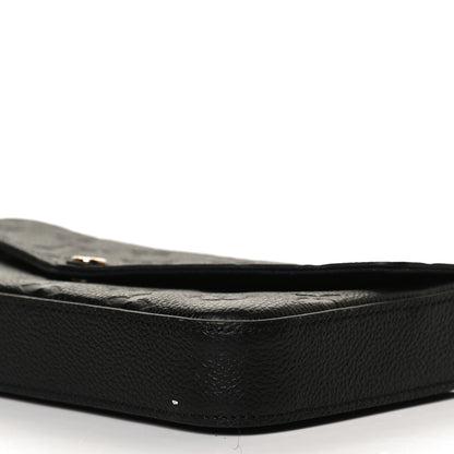 Louis Vuitton Empreinte Pochette Felicie Chain Wallet Black 12 of 12