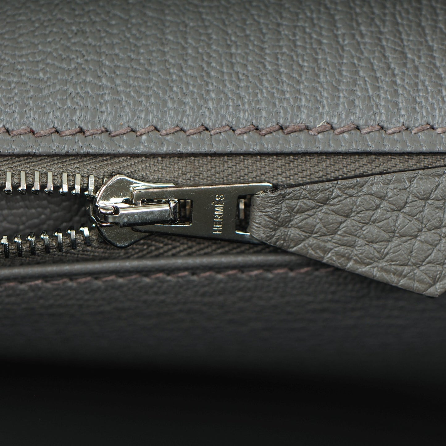 Taurillon Clemence Birkin 35 Etain