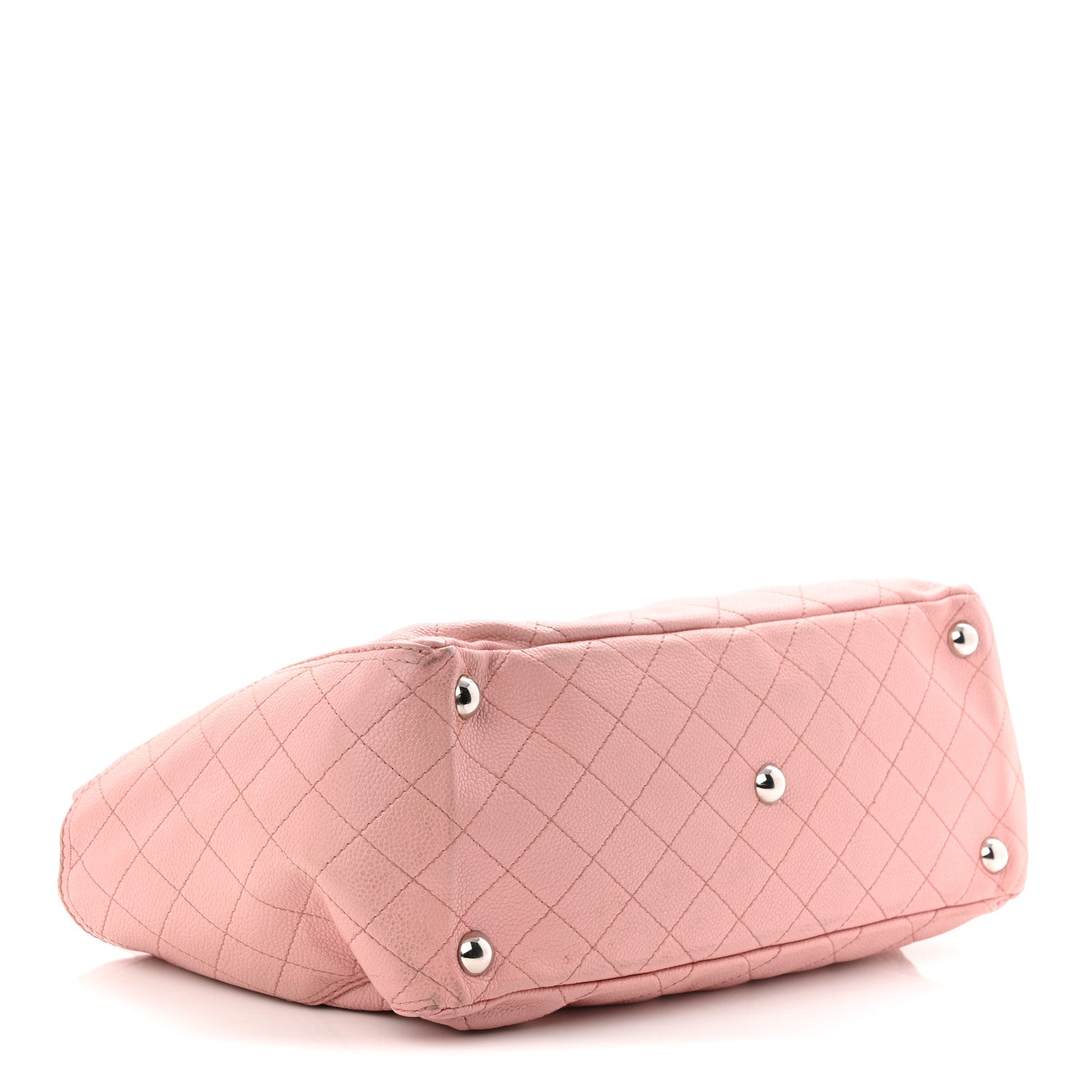 Chanel Caviar Stitched Small CC Pocket Tote Tote Pink 6 of 21