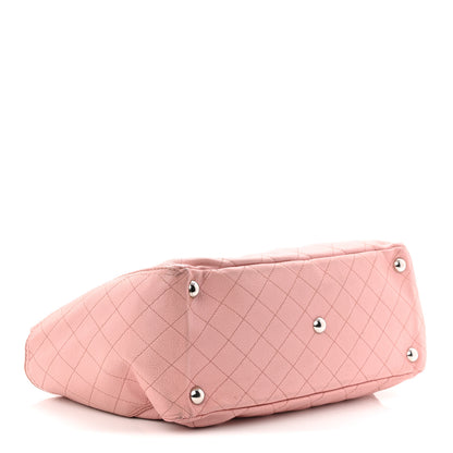 Chanel Caviar Stitched Small CC Pocket Tote Tote Pink 6 of 21